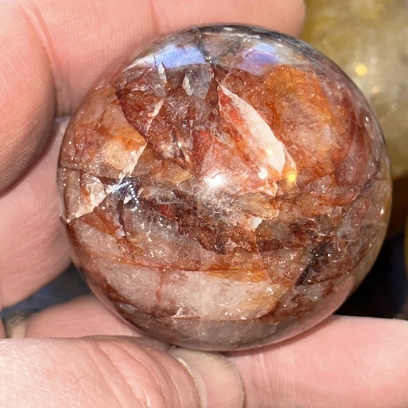 🎄SALE🎄Fire Quartz Crystal Sphere! - Picture 7 of 7